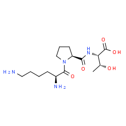 ChemSpider 2D Image | L-Lysyl-L-prolyl-L-threonine | C15H28N4O5