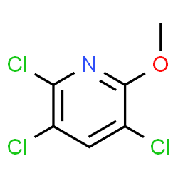 ChemSpider 2D Image | 2,3,5-Trichloro-6-methoxypyridine | C6H4Cl3NO