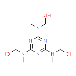 ChemSpider 2D Image | trimelamol | C9H18N6O3
