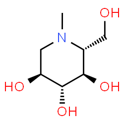 ChemSpider 2D Image | N-methyldeoxynojirimycin | C7H15NO4