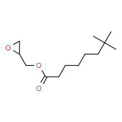 ChemSpider 2D Image | 2-Oxiranylmethyl 7,7-dimethyloctanoate | C13H24O3