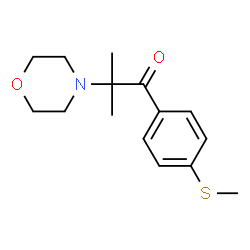 ChemSpider 2D Image | 2-Methyl-1-(4-methylthiophenyl)-2-morpholinopropan-1-one | C15H21NO2S