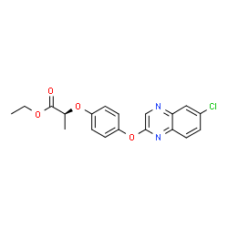 ChemSpider 2D Image | (S)-Quizalofop ethyl | C19H17ClN2O4