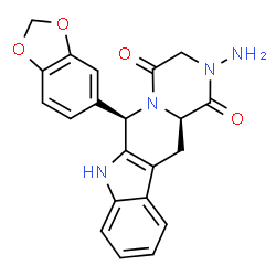 ChemSpider 2D Image | Aminotadalafil | C21H18N4O4