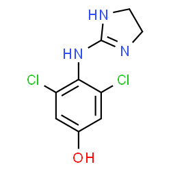 ChemSpider 2D Image | 4-Hydroxy clonidine | C9H9Cl2N3O