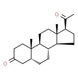 ChemSpider 2D Image | 5β-Dihydroprogesterone | C21H32O2