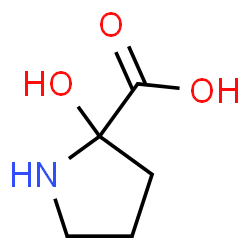 ChemSpider 2D Image | 2-Hydroxyproline | C5H9NO3