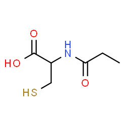 ChemSpider 2D Image | N-Propionylcysteine | C6H11NO3S