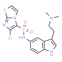 ChemSpider 2D Image | E-6801 | C17H18ClN5O2S2