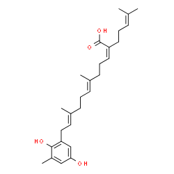ChemSpider 2D Image | sargahydroquinonic acid | C27H38O4