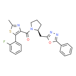 ChemSpider 2D Image | SB-674042 | C24H21FN4O2S
