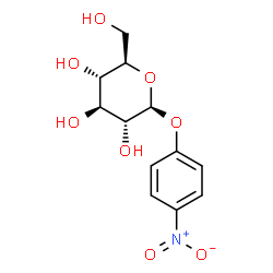 ChemSpider 2D Image | 4-Nitrophenyl beta-D-glucoside | C12H15NO8