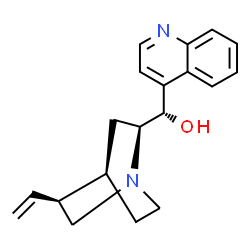 ChemSpider 2D Image | (3alpha,4beta,8alpha,9S)-Cinchonan-9-ol | C19H22N2O