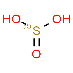 ChemSpider 2D Image | (~35~S)Sulfurous acid | H2O335S