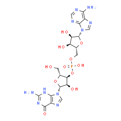 ChemSpider 2D Image | Guanylyladenosine | C20H25N10O11P