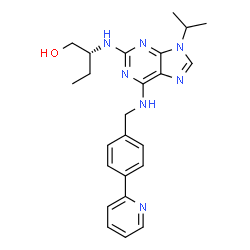 ChemSpider 2D Image | CR8 | C24H29N7O