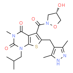 ChemSpider 2D Image | ar-c 155858 | C21H27N5O5S
