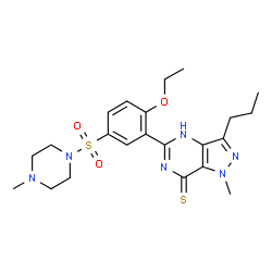 ChemSpider 2D Image | Thiosildenafil | C22H30N6O3S2