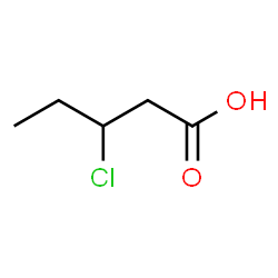 ChemSpider 2D Image | 3-Chloropentanoic acid | C5H9ClO2