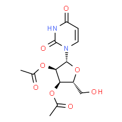 ChemSpider 2D Image | 2',3'-Di-O-acetyluridine | C13H16N2O8
