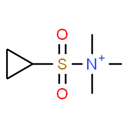 ChemSpider 2D Image | (Cyclopropylsulfonyl)(trimethyl)ammonium | C6H14NO2S