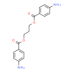 ChemSpider 2D Image | 1,3-Propanediol bis(4-aminobenzoate) | C17H18N2O4