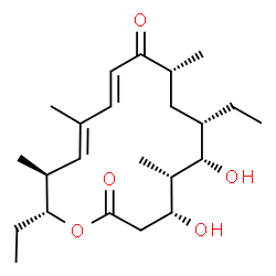 ChemSpider 2D Image | 20-deoxo-23-deoxytylonolide | C23H38O5