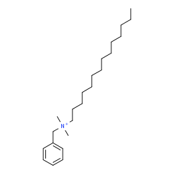 ChemSpider 2D Image | Benzyldimethyltetradecylammonium | C23H42N