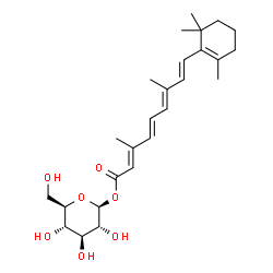 ChemSpider 2D Image | beta-D-Glucopyranosyl retinoate | C26H38O7