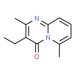 ChemSpider 2D Image | 3-Ethyl-2,6-dimethyl-4H-pyrido(1,2-a)pyrimidin-4-one | C12H14N2O