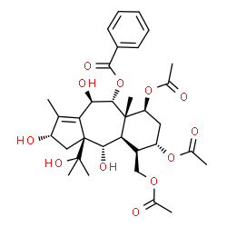 ChemSpider 2D Image | tasumatrol F | C33H44O12