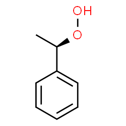 ChemSpider 2D Image | [(1R)-1-hydroperoxyethyl]benzene | C8H10O2