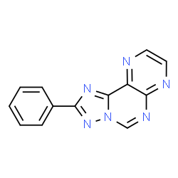 ChemSpider 2D Image | 2-Phenyl[1,2,4]triazolo[1,5-c]pteridine | C13H8N6