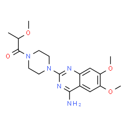 ChemSpider 2D Image | Metazosin | C18H25N5O4