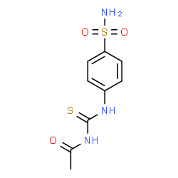 ChemSpider 2D Image | N-[(4-Sulfamoylphenyl)carbamothioyl]acetamide | C9H11N3O3S2