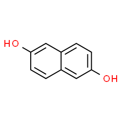 ChemSpider 2D Image | 2,6-Naphthalenediol | C10H8O2
