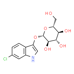 ChemSpider 2D Image | 6-Chloro-3-indolyl b-D-glucopyranoside | C14H16ClNO6