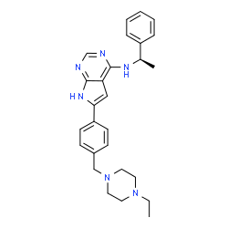 ChemSpider 2D Image | AEE788 | C27H32N6
