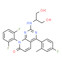 ChemSpider 2D Image | Dilmapimod | C23H19F3N4O3