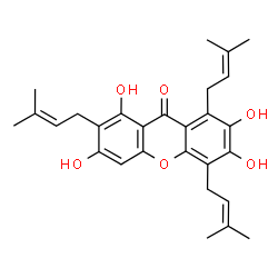 ChemSpider 2D Image | garcinone E | C28H32O6