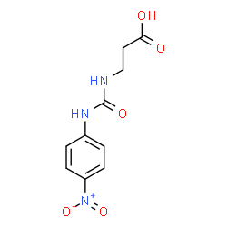 ChemSpider 2D Image | N-[(4-Nitrophenyl)carbamoyl]-beta-alanine | C10H11N3O5