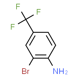 ChemSpider 2D Image | 4-Amino-3-bromobenzotrifluoride | C7H5BrF3N