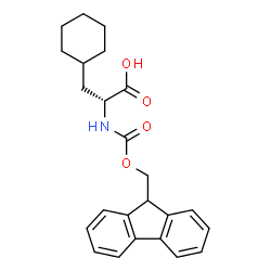 ChemSpider 2D Image | Fmoc-3-cyclohexyl-D-alanine | C24H27NO4