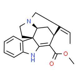 ChemSpider 2D Image | (-)-akuammicine | C20H22N2O2