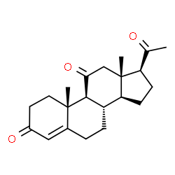 ChemSpider 2D Image | 11-Ketoprogesterone | C21H28O3
