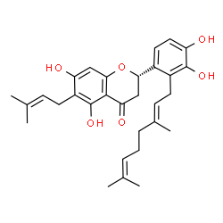 ChemSpider 2D Image | nymphaeol C | C30H36O6
