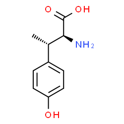 ChemSpider 2D Image | (betaS)-beta-Methyl-L-tyrosine | C10H13NO3