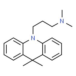 ChemSpider 2D Image | dimetacrine | C20H26N2