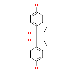 ChemSpider 2D Image | 3,4-Bis(4-hydroxyphenyl)-3,4-hexanediol | C18H22O4