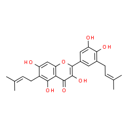ChemSpider 2D Image | papyriflavonol A | C25H26O7